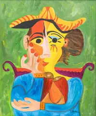 Obed Gómez, Her, Oil on Canvas
