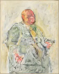 Richard Jerzy, Fat Man, 1966, Oil on Canvas