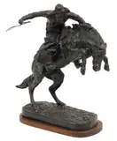 Frederic Remington, Untitled, 1960, Bronze Sculpture "Bronco Buster"