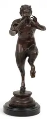Untitled by Michel Clodion, Bronze Sculpture of Pan, sold Jul 2026