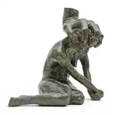 Patinated by Abe Zitomer, Bronze Sculpture, sold Jul 2026