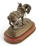 Draft Horse by Jean-François-Théodore Gechter, circa 1900-1910, Bronze Sculpture, sold Jul 2026