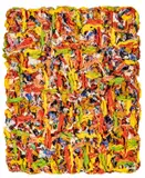 Jill Castlelove, Cleopatra, 1994, Heavy Impasto Oil on Canvas