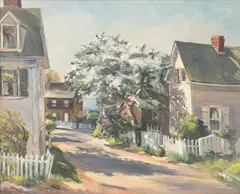 Roger Deering, New England Spring (Cape Ann, Mass.), 1960, Oil on Canvas