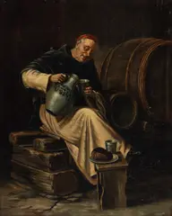 Cellar Refrreshment by Alessandro Sani, Oil on Canvas, sold Jul 2026