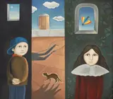 Leticia Tarrago, Paseo Del Encuentro, 2001, Oil on Canvas