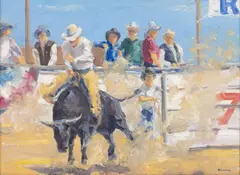 Reid Galey, The Dust Bowl, Oil on Canvas