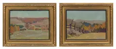 Roy Austin, Landscape, 1935, Oil on Panel