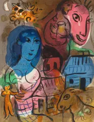 Untitled by Marc Chagall, Lithograph in Colors, sold Jul 2026