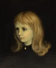 Irene Spencer, Portrait, Oil on Masonite
