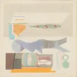 Leo Mardirosian, Floater, circa 1981, Colored Pencil on Paper