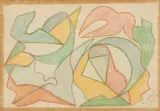 Manya Konolyi, Colored, circa 1962, Pencil on Paper