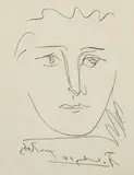Pablo Picasso, Pour Roby, Etching on Paper