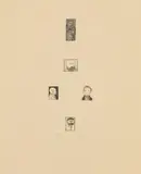 Leonard Baskin, Blake and the Youthful Ancients, circa 1956, Print on Paper