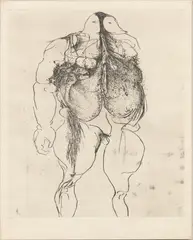 Leonard Baskin, "Hephaestus" from "The Iliad", 1962, Etching on Paper