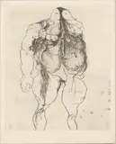 Leonard Baskin, "Hephaestus" from "The Iliad", 1962, Etching on Paper