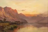 Alfred De Breanski Sr. Rba, Near Keswick, Derwentwater, circa 1880, Oil on Canvas