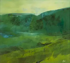 Richard Kozlow, Island of Formentor, circa 1980-90, Oil on Canvas