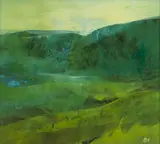 Richard Kozlow, Island of Formentor, circa 1980-90, Oil on Canvas