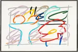 Tom Wesselmann, Fast Sketch Still Life with Abstract Painting, 1989, Screenprint in Colors on Museum Board