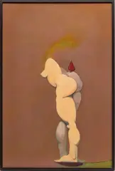 Kip Kowalski, Adamn, Oil on Masonite