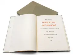 Jane Freilicher, Description of a Masque, 1998, Text by John Ashbery, Three Watercolor Woodblocks on Tosa Hanga Paper