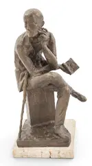 Milton Hebald, James Joyce, circa 1964, Bronze Sculpture