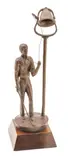 Oscar Graves, The Bell Ringer, 1978, Bronze Sculpture