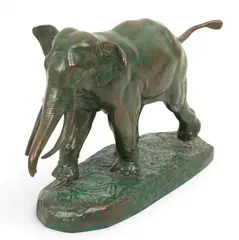 Elephant D'Asie (Indian Elephant) by Antoine-Louis Barye, Bronze Sculpture, sold Jun 2026
