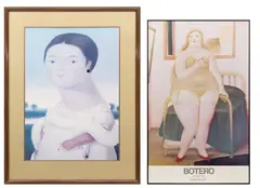 Fernando Botero, Untitled, Offset Lithographic Exhibition Posters 2 PCS
