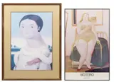 Fernando Botero, Untitled, Offset Lithographic Exhibition Posters 2 PCS