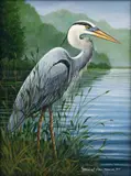 Michael Glenn Monroe, Heron, 2012, Oil on Canvas