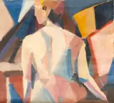 John Lawrence Beardman, Female Nude, 1979, Oil on Canvas