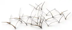 Curtis Jeré, Flock of Seagulls in Flight, 1987, Brass Sculpture