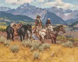 Ca Gary Niblett, Autumn in the Rockies, 2002, Oil on Canvas