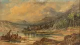 Robert Hopkin, Fishing Boat in a Scottish Glen