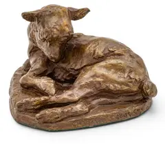 Marshall Fredericks, Lamb, Siesta (Reclining Lamb), Bronze Sculpture