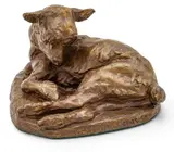 Marshall Fredericks, Lamb, Siesta (Reclining Lamb), Bronze Sculpture