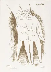 Man Ray, The Hand, 1964, Lithograph on Bistre Wove Paper