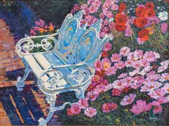 Charles Schridde, Come Sit with Me, 1996, Oil on Canvas