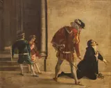 Laslett John Pott, Untitled, 1876, Oil on Canvas, Shakespearian Genre Scene