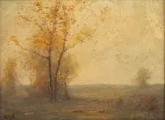 George T. Conroy, Autumn Landscape, Oil on Canvas