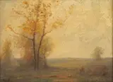 George T. Conroy, Autumn Landscape, Oil on Canvas