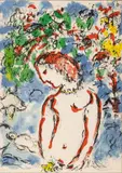 Marc Chagall, Spring Day from Derrier Le Miroir, 1972, Lithograph in Colors on Wove Paper
