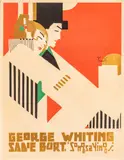 Alfonso Iannelli, George Whiting and Sadie Burt, "Song Sayings", circa 1968, Silkscreen Poster