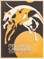 Alfonso Iannelli, Meehan's Canines, Silkscreen Poster, Ca. 1970s