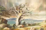 Alan Adams, Untitled, Watercolor on Paper, Landscape