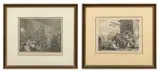 William Hogarth, The Invasion, Plate 1: France, a Rake's Progress, Plate 8, Scene in Bedlam, Engravings on Paper