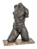 Auguste Rodin, Torse Féminin Debout, circa 1920-1940, Bronze Sculpture in the Round