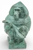 Marshall Fredericks, Baboon Playing a Mandolin, Bronze Sculpture